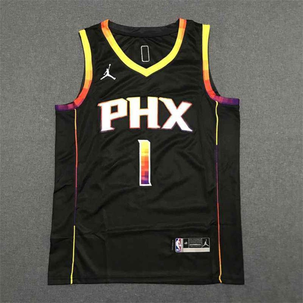 Phoenix Suns Booker Announcement Edition Black #1 Jersey